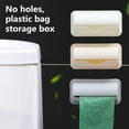 thumbnail image 3 of Visland Trash Bag Holder Punch Free Space-saving Easy to Install No Trace Paste Design Kitchen Garbage Bag Dispenser Daily Use, 3 of 8