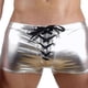 thumbnail image 3 of iEFiEL - Bañador de látex para hombre, sexy, de charol, con cordón, efecto mojado, lencería, ropa interior, 3 of 5