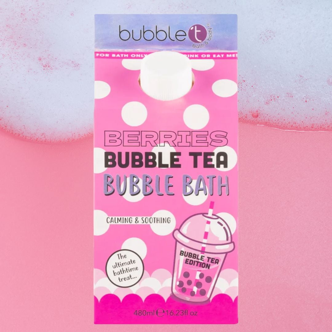 Bubble T Cosmetics Berries Bubble Tea Bubble Bath 480ml