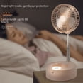 thumbnail image 4 of Ventilador eléctrico pequeño con carga USB para dormitorio, silencioso, portátil, mini ventilador de escritorio, plegable, retráctil, moderno y práctico, 4 of 4