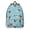 Pug and Scarves, variant on Dachshund Pattern Black Pattern Backpack for School, Cute School Bag with Adjustable Shoulder Straps and Padded Back, 15.7"x11.8"x5.5"