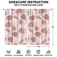 thumbnail image 2 of Nursery Curtains Boys Girls Kids Red Strawberry Fruits Print Pattern Window Drapes for Living Bedroom Playroom Room Decor Rod Pocket 52x84 Inch 2 Panels, 2 of 2