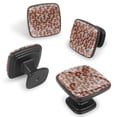 thumbnail image 2 of 4 Pcs Cabinet Handle Drawer Pulls Chickens Knobs with Screws Square Furniture Office Cabinet Knob Decoration, 2 of 7