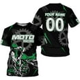 thumbnail image 2 of Personalized Motocross Custom Number&Name Racing T-Shirt 3D Dirt Bike Motorcycle Off-Road Hoodie Sweater Riders (ZipHoodie, 3XL), 2 of 10