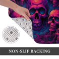 thumbnail image 3 of Kdxio Purple-Red Skull,16" x 24", Non-Slip Front Door Mats,Outdoor Welcome Mat Washable, 3 of 9