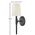 thumbnail image 6 of 4460BK Hinkley Lighting Beaumont - One Light Wall Sconce in Transitional-Rustic Style - 5 Inches Wide by 16.25 Inches High, 6 of 10