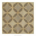 thumbnail image 2 of Vess, June Erica 12x12 White Modern Wood Framed Museum Art Print Titled - Golden Trellis V, 2 of 4