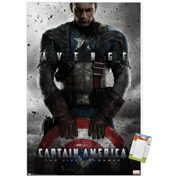 Marvel - Captain America - The First Avenger - One Sheet Wall Poster, 22.375" x 34"