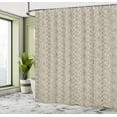 thumbnail image 4 of Ambesonne Vintage Shower Curtain, Lace Pattern Victorian Art, 69"Wx70"L, Pale Sepia, 4 of 4