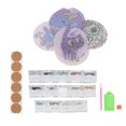 thumbnail image 1 of 5D Rhinestone Painting Coasters Kit, Animal Pattern Wood Bottom Rhinestone Coasters  for Child for Christmas, 1 of 8
