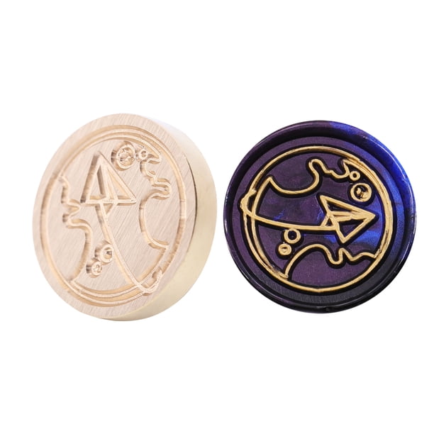 Starry Sky Seal Wax Stamp Head Fire Paint para tarjetas DIY Sobres (XK18)