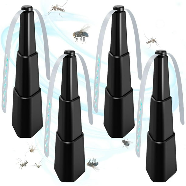ZHBDFMS Paquete de 4 Ventiladores repelentes de Moscas, Ventilador para Matar Moscas de Mesa, Ventilador Repelente de Insectos sin químicos, repele Moscas, Avispas, Abejas, para Picnic, Patio