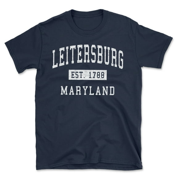 Leitersburg Maryland Classic Established Men's Cotton T-Shirt