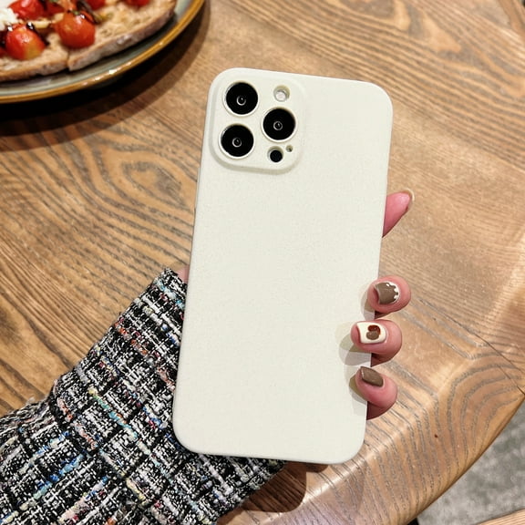 Slim Case for iPhone 14,Decase Ultra Thin Hard PC Lightweight Anti-Scratch Anti-Fingerprint Matte Skin-Feel Phone Cover for Apple iPhone 14- white