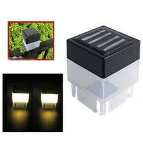 2025 New Solar Powered Outdoor LED Fence Light Garden Post Lamp
