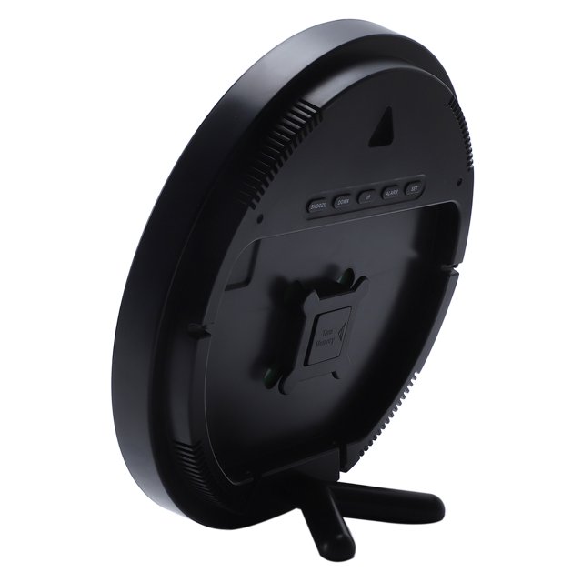 Reloj de pared digital redondo 12 24 horas 2 formatos de pantalla LED alimentado por USB reloj de pared decorativo montado en la pared multifuncional hora fecha semana ANGGREK Otros