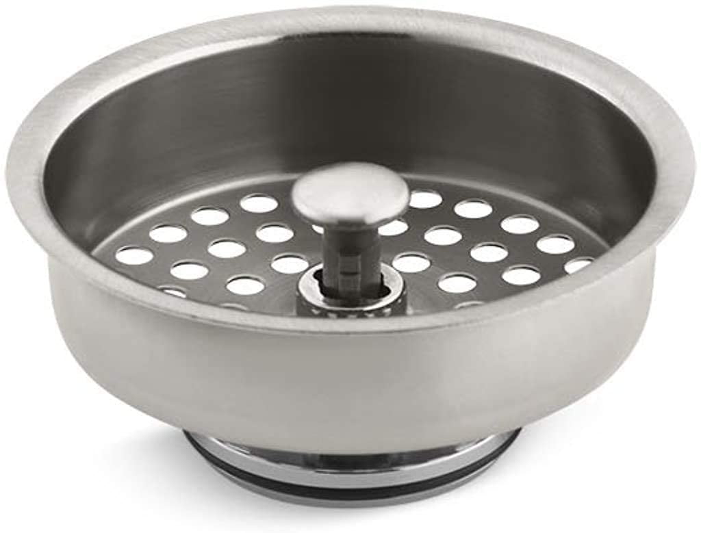 Kohler Stainless Steel Duostrainer Basket with Stopper
