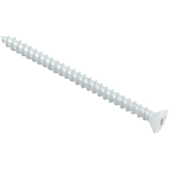 Screws for Double Track Standards, 2-1/2", 14-Pack, White by Stone Harbor Hardware