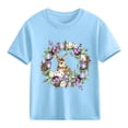 thumbnail image 2 of Auroural Girls Short Sleeve Shirts Size 10-12 Boys Girls Easter Shirts Tshirt Short Sleeve Top Funny Graphic Tshirts 3-14 Years, 2 of 8