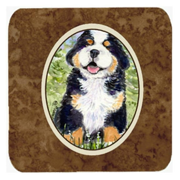 Bernese Mountain Dog Foam Coasters, Set - 4
