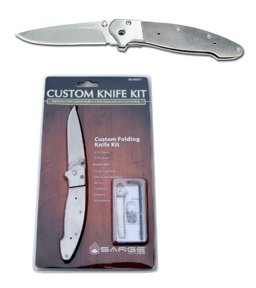 Sarge SK405KIT Custom Folding Knife Kit w/31/4" Stainless Blade