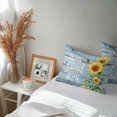 thumbnail image 5 of Sweet Home Outdoor Pillow Covers Pack of 2 Sunflower Vintage Rustic Lake Blue Stripe Wood Board Waterproof Throw Pillow Covers Decorative Cushion Cases for Patio Garden Tent Balcony Couch 20x12 inch, 5 of 8