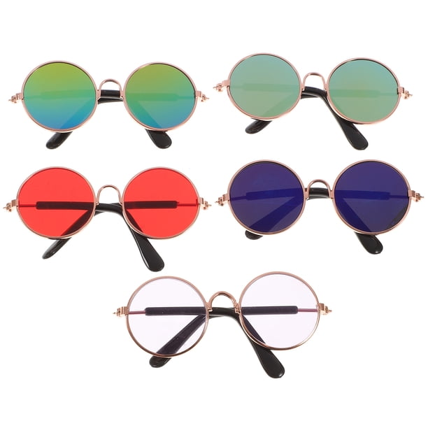 5 piezas Gafas de sol de perros Gamias elegantes Protección de gafas Atractivos para perros