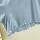 thumbnail image 4 of Pantalones de dormir de color liso para mujer, finos, informales, de cinco cuartos, para el hogar, pijama, 4 of 4
