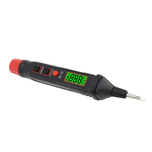Voltage Tester, 12-1000V Pen Type Voltage Detector Alarm Function ABS Portable Wide Application NCV for Circuit