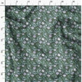 thumbnail image 3 of Soimoi Green polyester Crepe Fabric Leaf Floral Printed Craft Fabric by the Yard 42 Inch Wide, 3 of 6