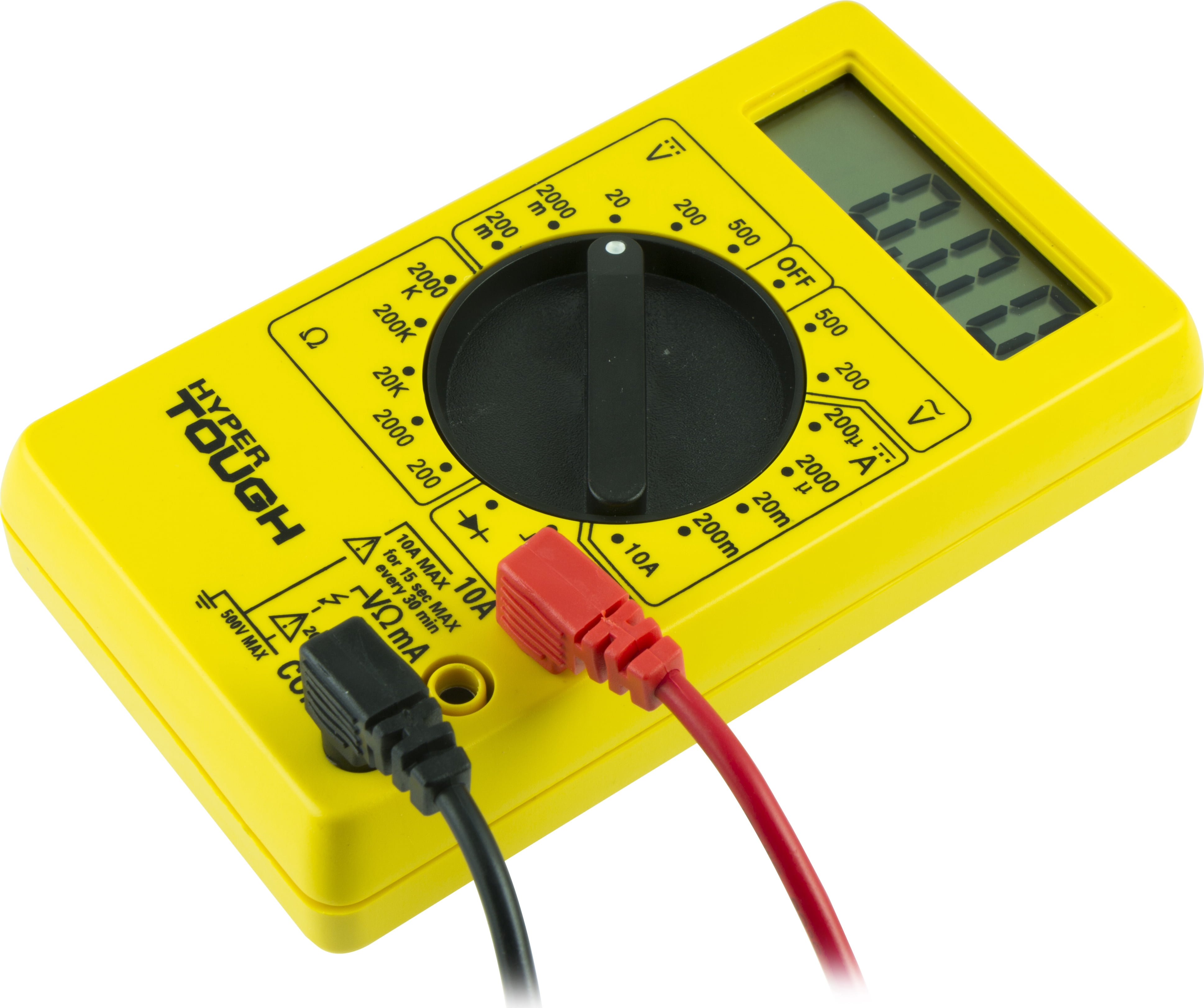 Hyper Tough Digital Multimeter, 17-Range, 34371