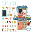 thumbnail image 2 of Set de juguetes de cocina con 42 accesorios azul claro para niños mayores de 3 años, 2 of 4