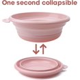 thumbnail image 3 of Collapsible Wash Basin, Washing Dishpan, Folding Dish Bowl Tub Set (Pink Color), 3 of 8