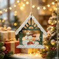 thumbnail image 4 of Eolstice Christmas Wooden Tree Ornaments, Rustic Hanging Wood Decorations, Festive Xmas Pendants, Handmade Vintage Accents, Home Christmas Decoration, 4 of 7