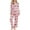 Light Pink-4, variant on QHFBli Halloween Pajama Set Funny PJ Pant for Men Women Matching Couples Unisex