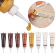 thumbnail image 1 of ZHAOCHENG Kit de reparación de madera de 12 piezas, relleno de madera, restauración de muebles de madera, juego de herramientas de retoque, rotulador, crema, cera, reparación de resina polimérica, rep, 1 of 5