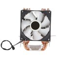 thumbnail image 3 of CPU Cooler, Low Noise Excellent Heat Dissipation Six Tubes RGB 3pin CPU Fan, Direct Contact Technology Precise Airflow Computer CPU  Cooling Fan, Plug And Play, 3 of 8