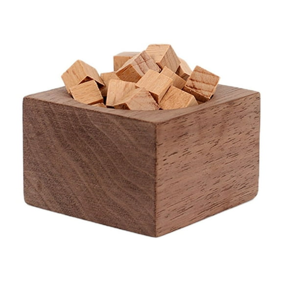 Mauxuk Premium Wooden Aromatherapy Diffuser - Natural Walnut & Beech Car & Home Decor - Long Lasting Essential Oil Air Freshener - Handcrafted Portable Scented Ornament