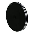 thumbnail image 2 of Miangastore Textile Ribbons Striped Ribbon Black and White Polyester 1 Roll 1772X0.7in, 2 of 8
