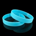 thumbnail image 4 of QQTDFG 5PCS Rubber Silicone Bracelet Silica Gel Rubber Bangle Jewelry Wrist Band Party-light pink, 4 of 9
