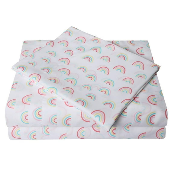 Ensemble de draps à imprimé en microfibre douce facile à nettoyer pour enfants Mainstays
