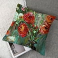 thumbnail image 7 of nygtbtfer Set of 2 Pillow Covers Flower Outdoor Square Indoor Decorative Throw Pillows White, 7 of 7