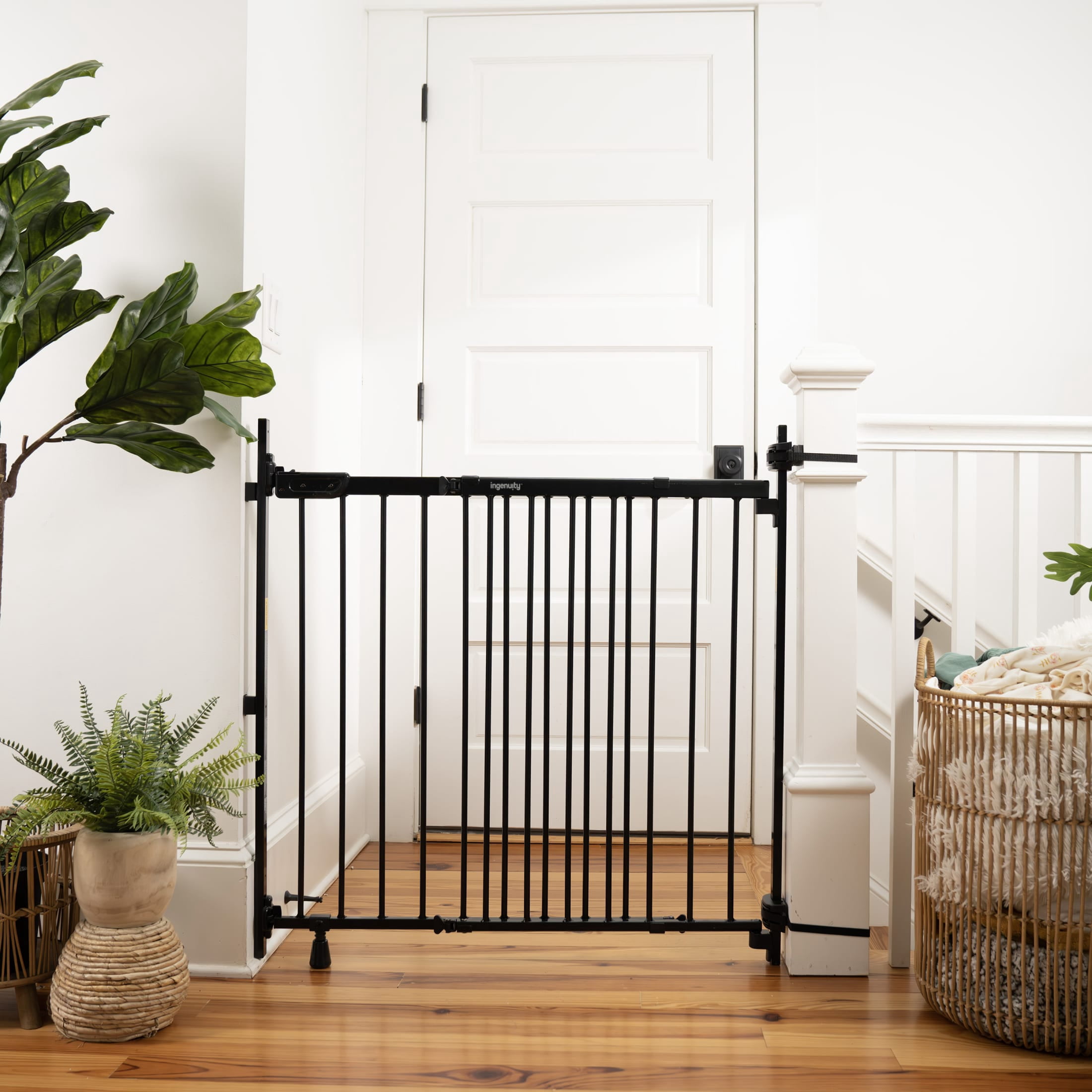Summer by Ingenuity The Stairway+ 46W Series Pet and Baby Gate - Black
