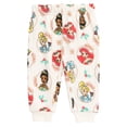 thumbnail image 4 of Disney Princess Toddler Girls' Fleece Sweatshirt and Pants Set Holiday Ivory, 4 of 6