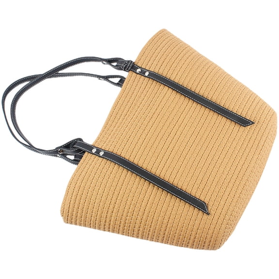 Women Shoulder Bag Travel Bag Handheld Woven Bag Large Beach Bag Decorative Beach Bag