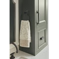 thumbnail image 2 of Amerock Highland Ridge Matte Black Closed Towel Ring, 2 of 8