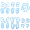 thumbnail image 2 of Face Paint Stencil, Cosmetic Face Painting Tool, Facial Makeup For DIY Halloween, 2 of 8