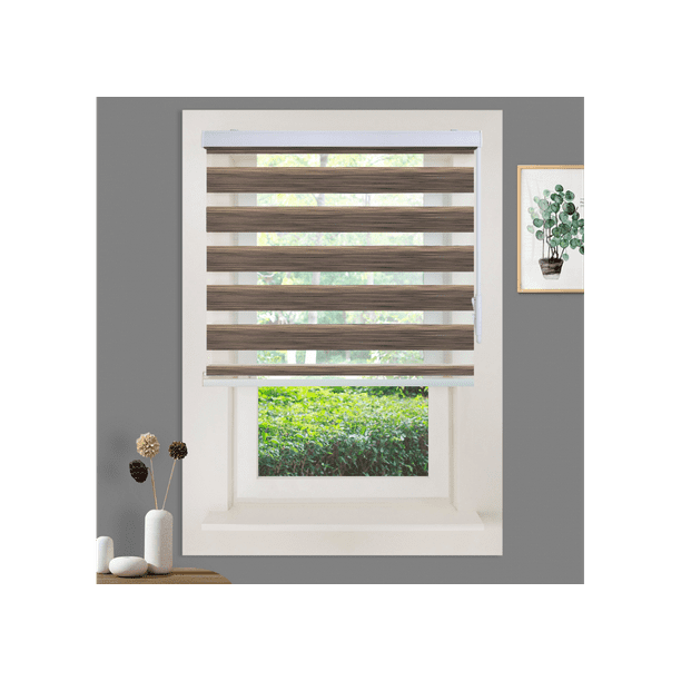 WYMO Zebra Blinds 40 to 60 INCH Sheer Horizontal Blinds and Shades