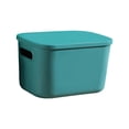 thumbnail image 2 of Caja de almacenamiento para el hogar, armario, estante organizador, contenedor para dormitorio, sala de estar, artículos diversos 18x26x16cm Verde, 2 of 9