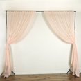 thumbnail image 3 of BalsaCircle 10 feet x 10 feet Sheer Voile Backdrop Drapes Curtains 2 Panels 5x10 feet Wedding Party Blush, 3 of 8